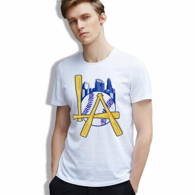 

Clothes Tops Men Los Angeles Dodgers Logo Cook Tshirt 100 Cotton Camisas Para Hombre Fashion Clothing Man Printing Tee