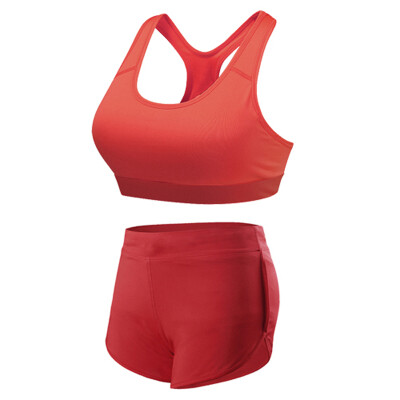 

Gym Workout Yoga Set Fitness Sport Suit Bra Running Shorts Sportswear Tights