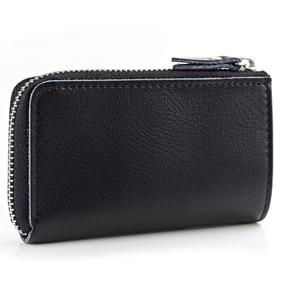 

Men&women leather key bag zipper bag key a key card multifunction key bag