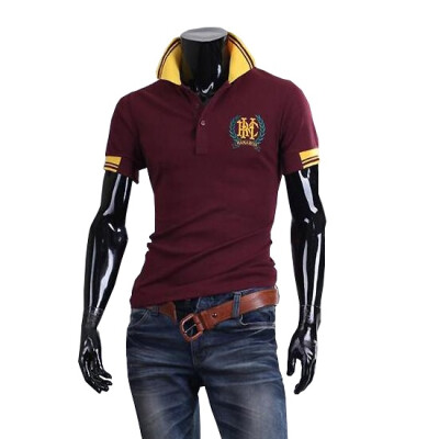 

Zogaa New Men's Polo Shirt Fashion Slim Embroidery All-matching