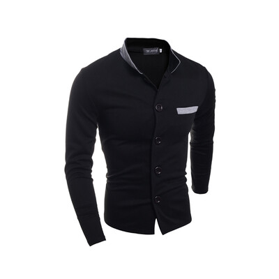 

Zogaa New Men Suit Color Matching Korean