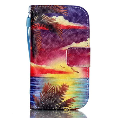 

мити i8190 Flip покрытия пу кожа телефон Samsung Galaxy S3 Mini сумку для i8190 бумажник стиль стоять дизайн с слот