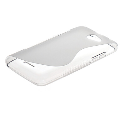 

MOONCASE S-Line Soft Flexible Silicone Gel TPU Skin Shell Back чехол для HTC Desire 516 D516W Grey