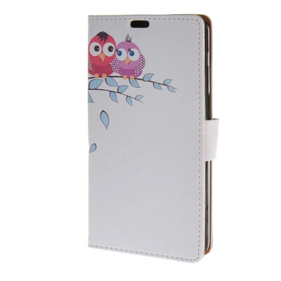 

MOONCASE чехол для Alcatel One Touch Flash OT-6042D Leather Flip Wallet Style and Kickstand Case Cover [Cute Pattern] a12