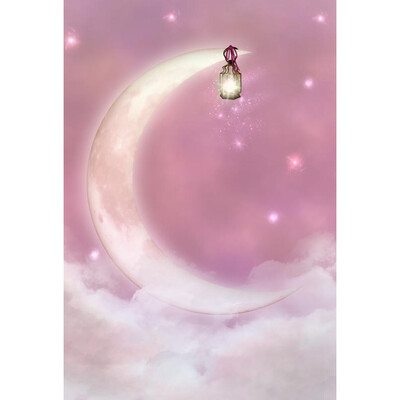

New Moon Lantern Photo Background 57FT Vinyl Fabric Cloth Digital Printing Backdrop Curtain -3134