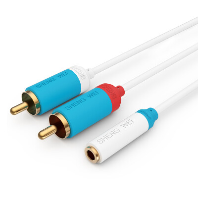 

Wins (shengwei) ARC-2003E 3.5mm mother to double Lotus male red and white 2RCA audio cable 30CM one two audio cable stereo speaker line