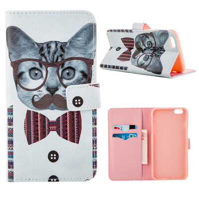 

MOONCASE ЧЕХОЛ ДЛЯ iPhone 6 Plus (5.5") Flip Leather Wallet Card Slot Foldable Stand Feature [Pattern series] /a10