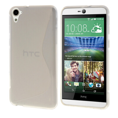 

MOONCASE  - Line Soft Silicone Gel TPU Protective Case Flexible Shell Protective Case Cover for HTC Desire 826 Clear