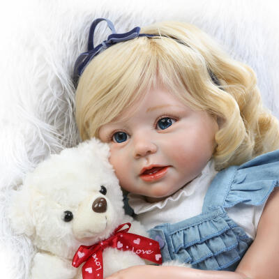 

70cm 28" New Arrival Handmade Silicone Vinyl Bebe Lifelike Toddler Reborn Baby Bonecas Girl AdorableReborn Juguetes Brinquedos