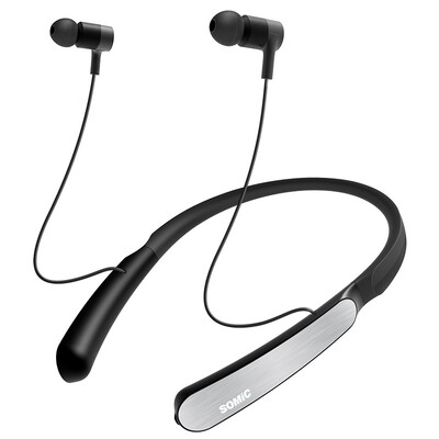 

Somic SOMIC SC1000 Wireless Bluetooth Noise Cancelling Headphones Neck-mounted In-Ear Music Sports Headphones