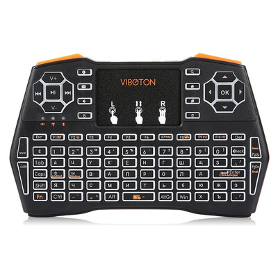 

VIBOTON i8 Plus 24G Wireless Keyboard Fly Air Mouse Touchpad Backlight Version