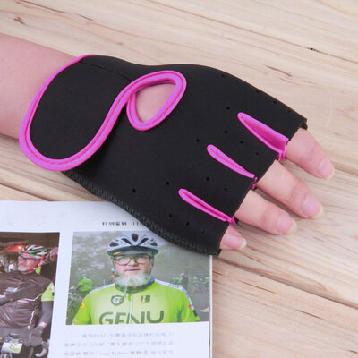 

Sport Fitness Cycling Gym Half Finger Weightlifting Gloves Exercise Training Size