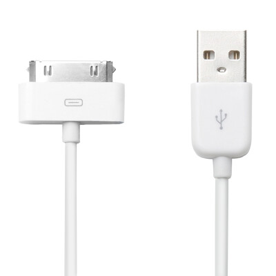 

Snowkids 30 pin charging and data transfer smart cable for Apple devices, white