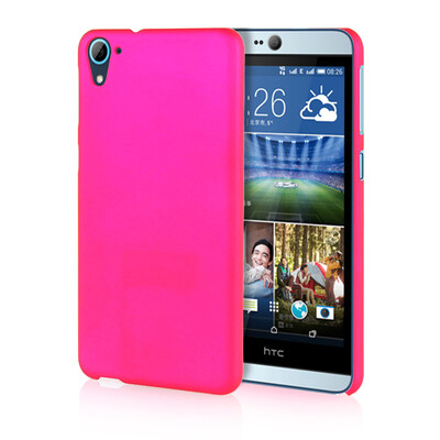 

MOONCASE Hard Rubberized Rubber Coating Devise Back ЧЕХОЛ ДЛЯ HTC Desire 826 Hot pink
