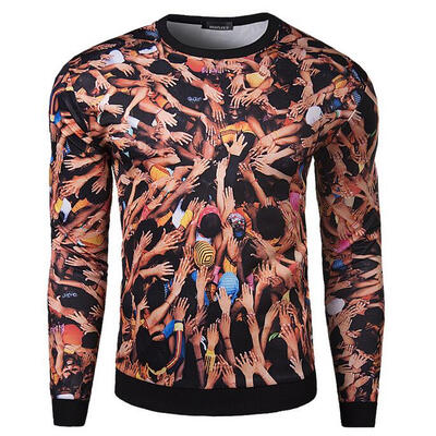 

Zogaa Hot New Mens Hoodie Fashion 3D Printing Casual