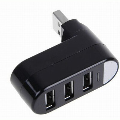 

Huayuan 20 HUB Notebook Laptop Dedicated 3 Ports Rotate Splitter Adapter