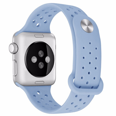 

Colorful Soft Silicone Replacement Sport Band 38mm 42mm for Apple Watch Series1 2 3 Wrist Bracelet Strap For iWatch Sports Edition