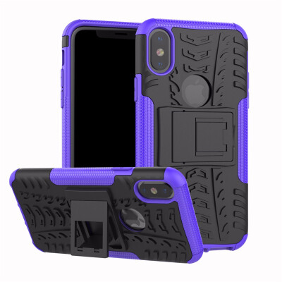 

Goowiiz Phone Case For Iphone 78X Armor Tire Texture Rugged Protection PCTPU Full Protection