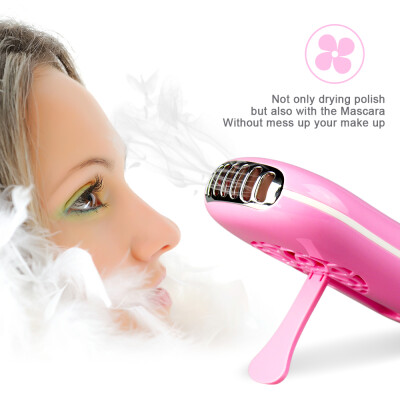 

Eyelashes Dryer Fan Mini Portable USB Rechargeable Electric Bladeless Handheld Air Conditioning Blower with Mirror for Grafted