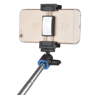 

Beno MH2B Selfie Stick Tripod Mounting Bracket Universal Mobile Phone Fixing Clip Folding Portable with Mirror
