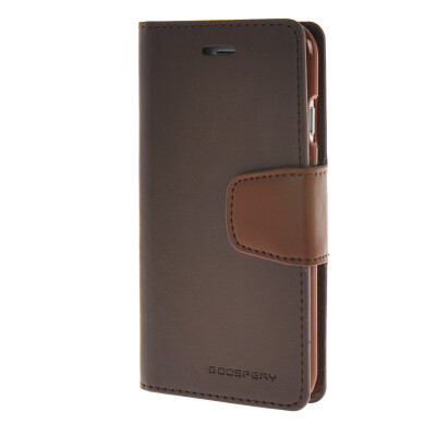 

MOONCASE чехол для iPhone 6 Plus (5.5") PU Leather Flip Wallet Card Slot Stand Back Cover Coffee