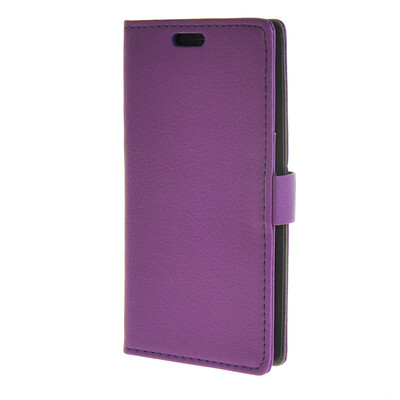 

MOONCASE Лич кожи Кожа Флип кошелек Слот для карты отойти чехол для LG G4 фиолетовый