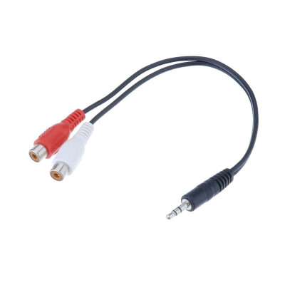 

3.5mm 1/8 Stereo Male Mini Plug to 2 Female RCA Jack Adapter Audio Y Cable