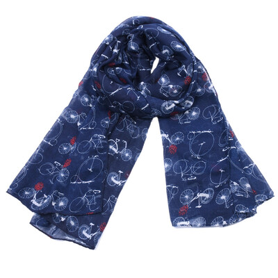 

JeouLy Vintage bike Print Womens Infinity Scarf Bicycle Loop Scarf Accessories Free Shipping