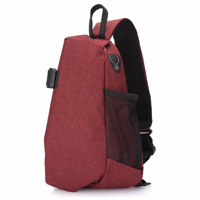 

Free Knight Water-resistant Chest Bag for Outdoor Activity Two-way zip closures smooth to pull Back soft foam pad