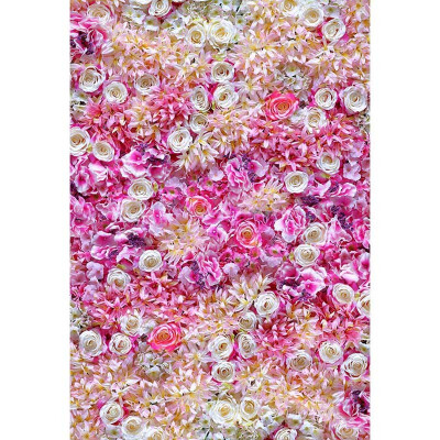 

Lots of Pink Roses Photo Backdrop 57FT Vinyl Fabric Cloth Digital Printing Photo Background S-3170