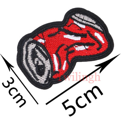 

1 pcslot Brand Embroidered Patches Letter Cartoon Color Sequin Patch Iron On Fabric Badge Sew On Clothes Appliques DIY Stickers