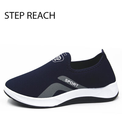 

Men shoes Stretchy Casual Shoes Comfy Breathable All Match Simple Slip-Ons
