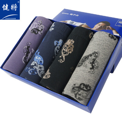 

Jianmen Mens Underwear Mens Boxer Mid-Waist Comfort Cotton Four-Pants Head New Mens Underwear 4 Pack 84j60 Mixed Color A
