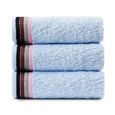 

Vosges Jieyu cotton towel woven youth song bamboo yarn single wash towel 34x76cm blue