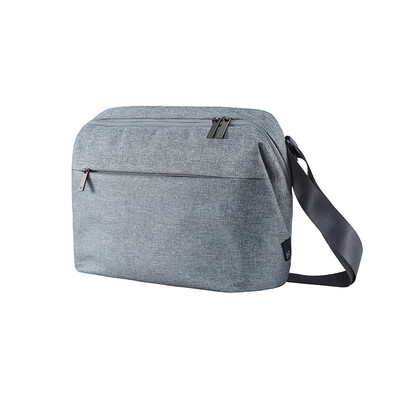 

90 points shoulder slung dual-use bag urban minimalist minimalist splash-proof casual bag vertical fashion trend shoulder bag light gray