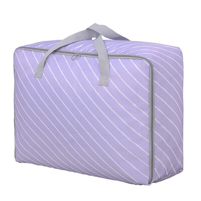 

JingTang Oxford cloth quilt storage bag Clothes&clothing storage bag sorting bag duffel bag travel storage bag storage bag oversized 705030cm citron purple