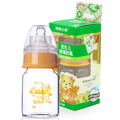

Mittle Bear  & N BEAR Neonatal S flow real health bottle baby standard caliber high borosilicate glass bottle 60ml