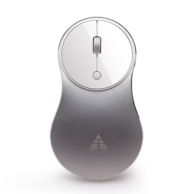 

Golden field M28 aluminum alloy wireless mouse boys&girls office home mute laptop mouse fashion rechargeable wireless mouse silver