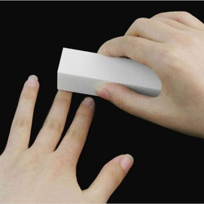 

White Nail Art Buffer Buffing Sanding Files Block Pedicure Manicure Care DIY SG