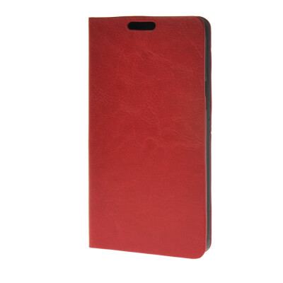 

MOONCASE Leather Side Flip Wallet Card Holder Stand Shell Pouch ЧЕХОЛ ДЛЯ Samsung Galaxy Grand Max G720NO Red