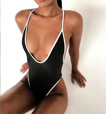 

Sexy Womens One piece Bikini Push-Up Padded Swimwear Swimsuit Bathing Monokini