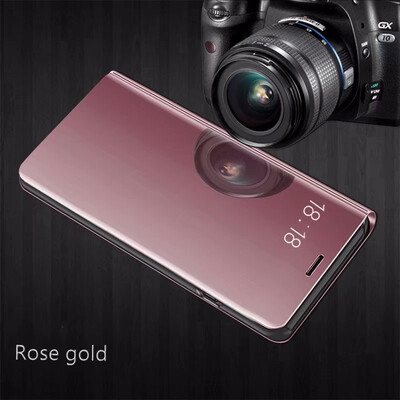 

Samsung Galaxy J7 2015 роскошь слим зеркало Flip Shell стоят кожаные смарт - ясно, окна покрытия телефон дело