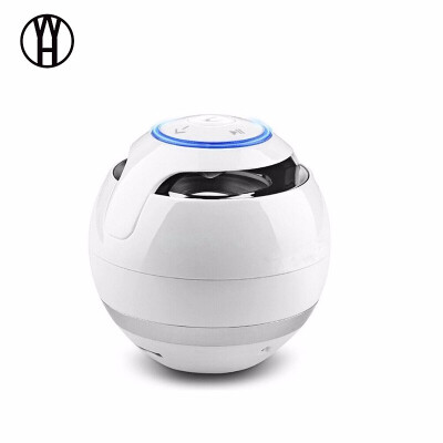 

WH Round Wireless Bluetooth mini Speaker Portable Audio Subwoofer USB MP3 FM AUX Handsfree Calling with Mic For Smartphone