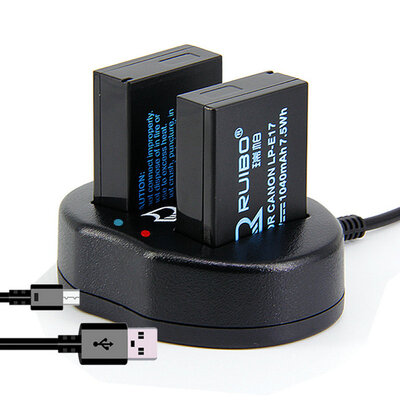 

8.4V USB Dual Charger для Canon LP-E17 Panasonic DMW-BLC12 Fuji LP-E17 Nikon EN-EL20