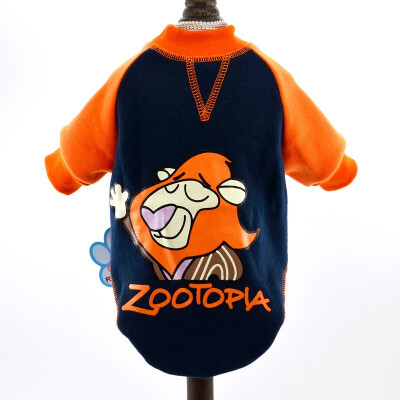 

Zootopia spring raglan sleeve fleece pet dogs clothes