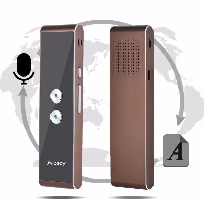 

Aibecy Real-time Multi Language Translator Speech Text Translation Device with APP for Business Travel Shopping English Chinese F