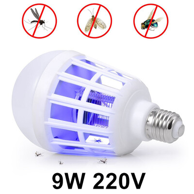 

Mosquito Killer Lamp 110V 220V 2 in 1 LED Bulb E27 9W 15W Pest Control Light