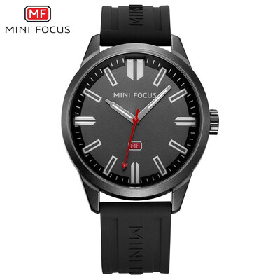 

MINI FOCUS Fashion Silicone Strap Sport Men Quartz Watch MF0054G