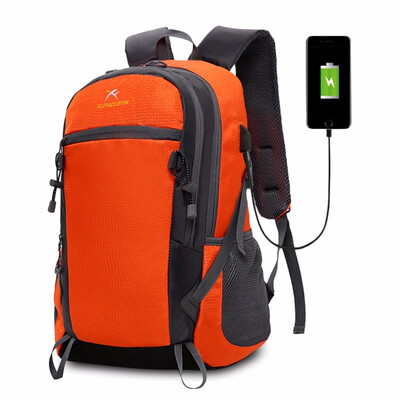 

Xuanyufan XYF0029 Outdoor Hiking Lightweight Travel Backpack with USB Port 35L hiking backpack Padded shoulder straps&back pan