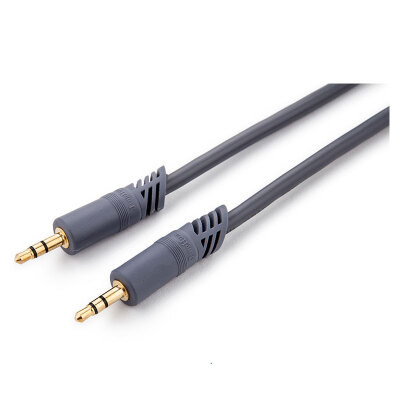 

Jinghua JH 0441 audio cable stereo audio&video extension cable audio&video adapter accessories audio cable headset phone flat panel car computer cable line male gray 3 meters